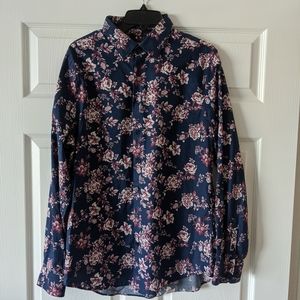 Express Men's floral shirt